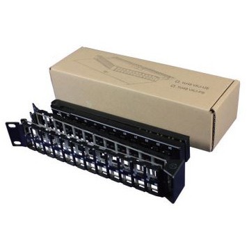 2u 48port V Type Utp Patch Panel