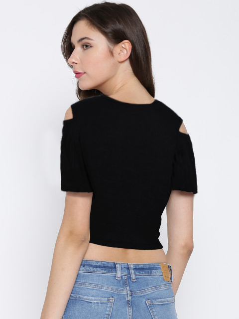 Black Trendy Tops
