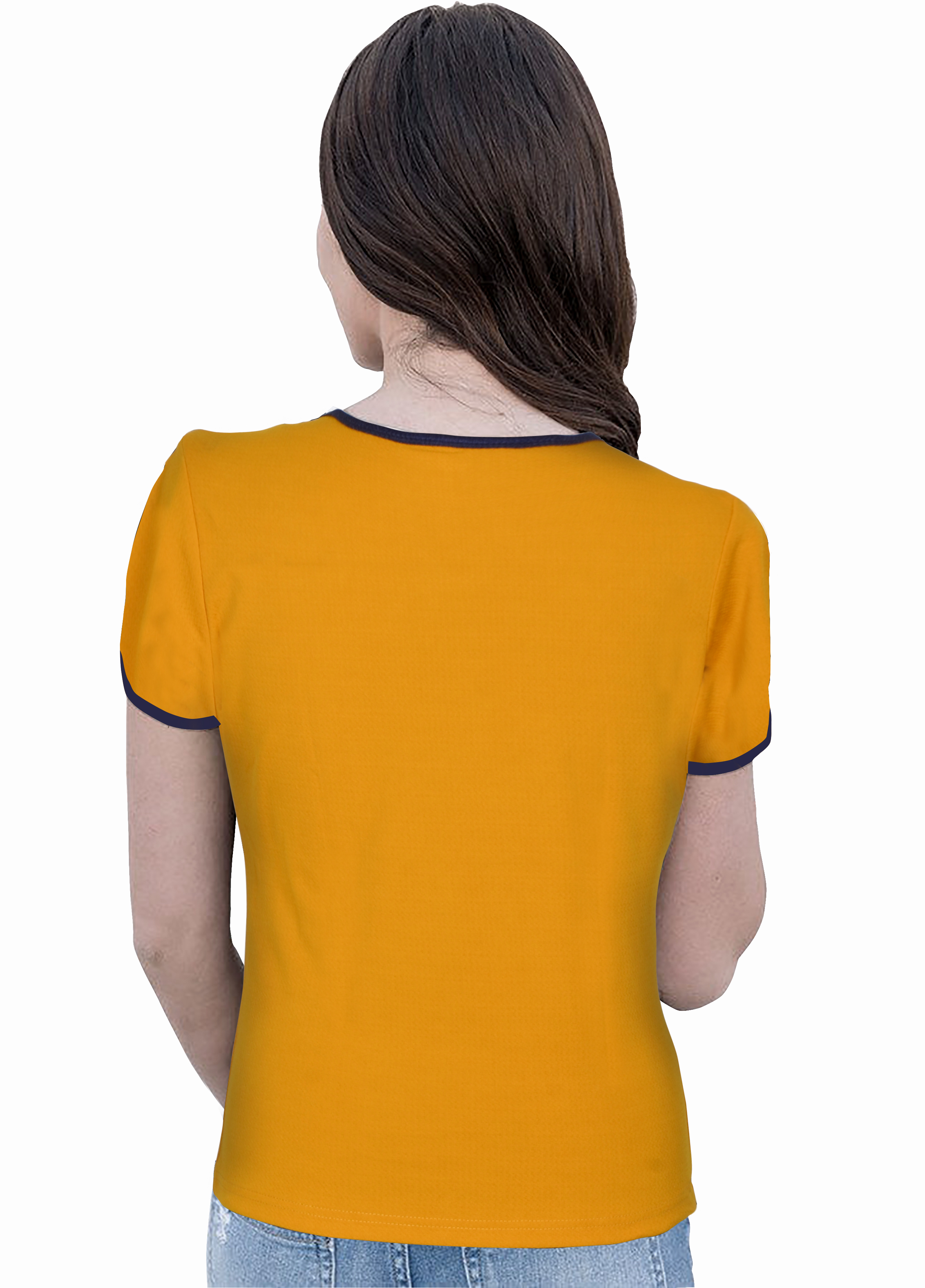 Yellow Plain T Shirt