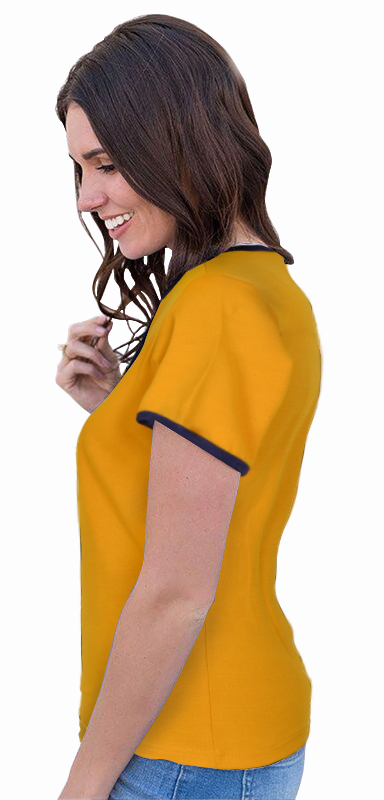 Yellow Plain T Shirt