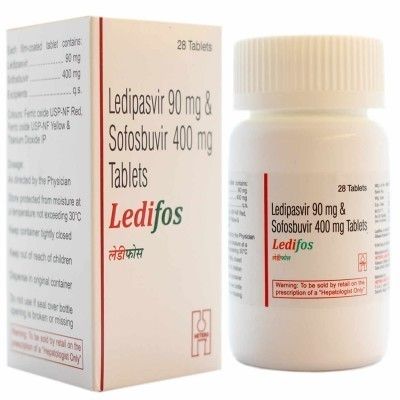 Sofosbuvir 400 Mg And Ledipasvir 90 Mg Tablets