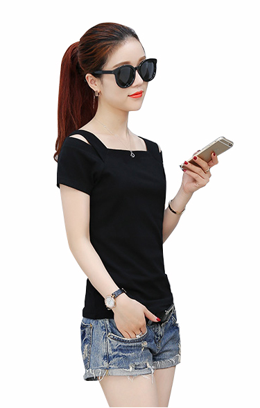 Black Knitting Tops