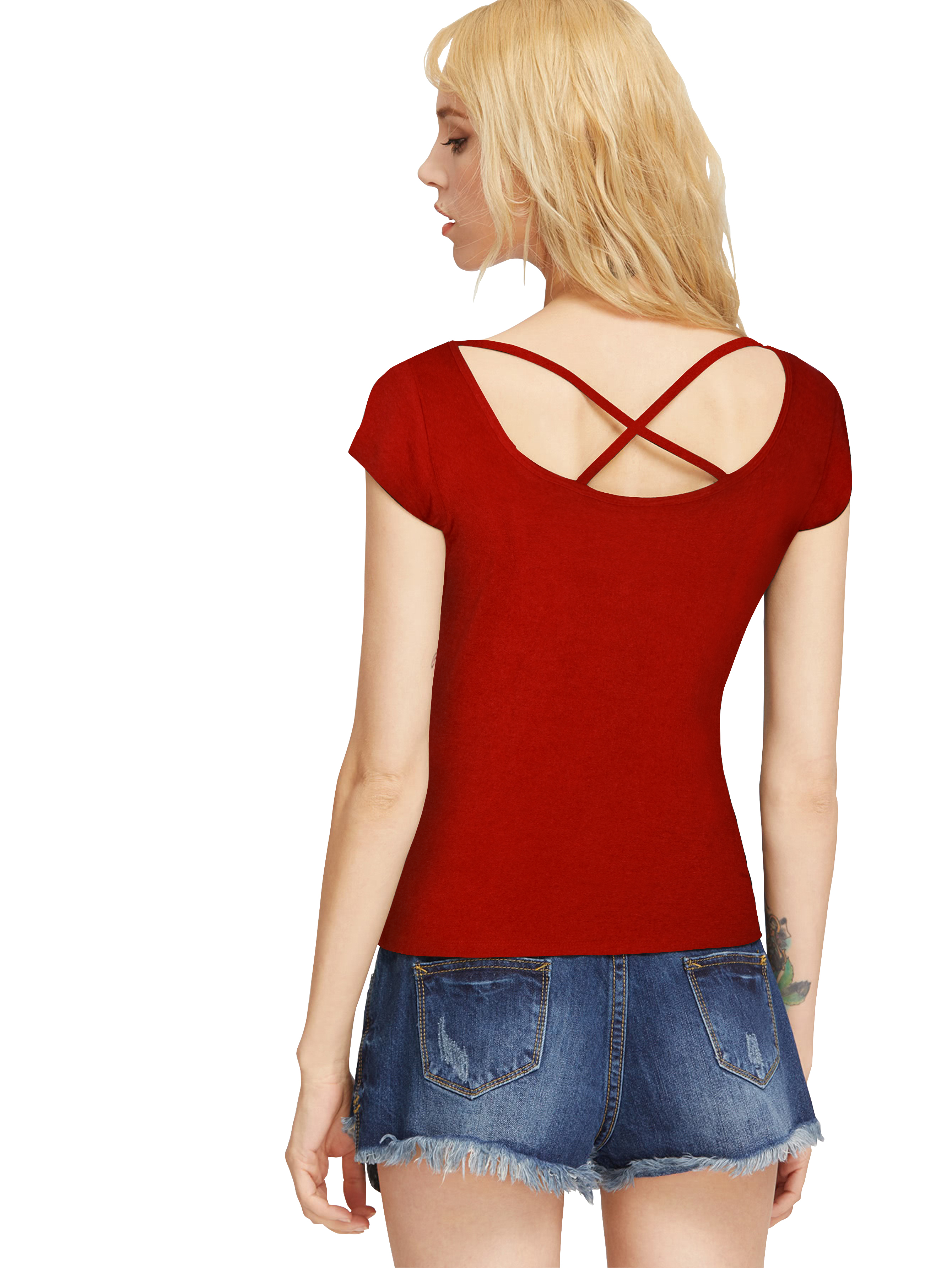 Red Branded Tops