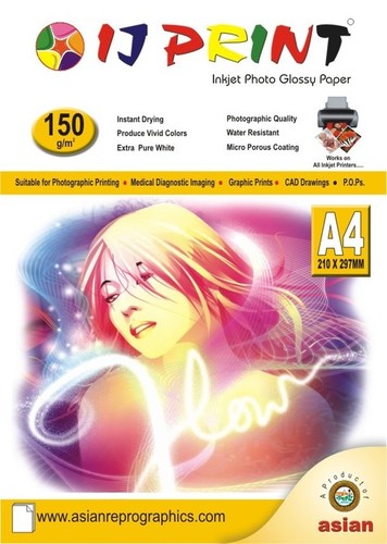 Cast Coated Media - A4 Size, White Color | Industrial Usage, Premium Quality