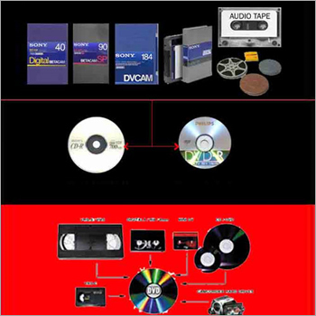 वीडियो टेप को DVD, CD, BLU-RAY DVD में परिवर्तित करना