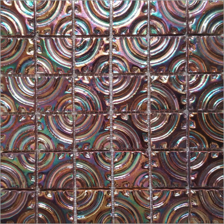 3d Metallic Glaze Mosaic Tile