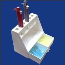 Laboratory Micropipette - Plastic, 15x10x12 cm, White | Organized Storage, Convenient Access, Durable Design