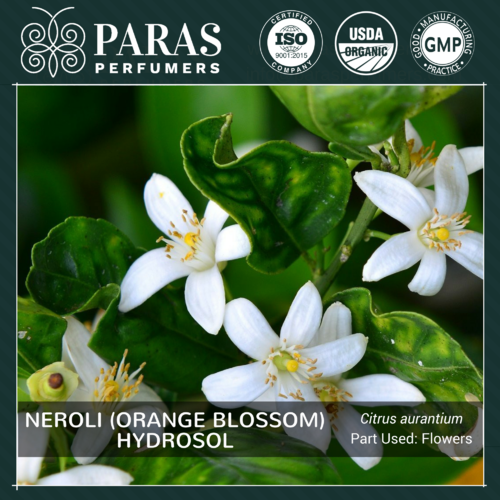 Neroli (Orange Blossom) Hydrosol Usage: Personal Care