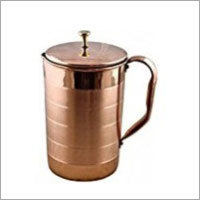 2000 मिलीलीटर शुद्ध तांबा चांदी टच जग