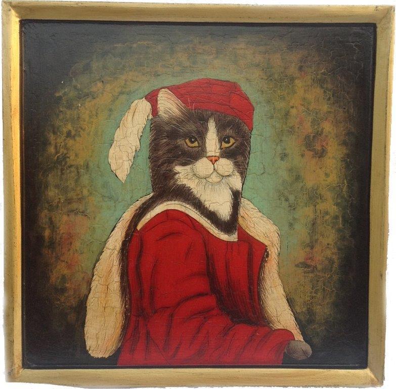 Handpainted Wooden Wall Decor - 12" X 12" Square, Antique Finish, Artistic Look