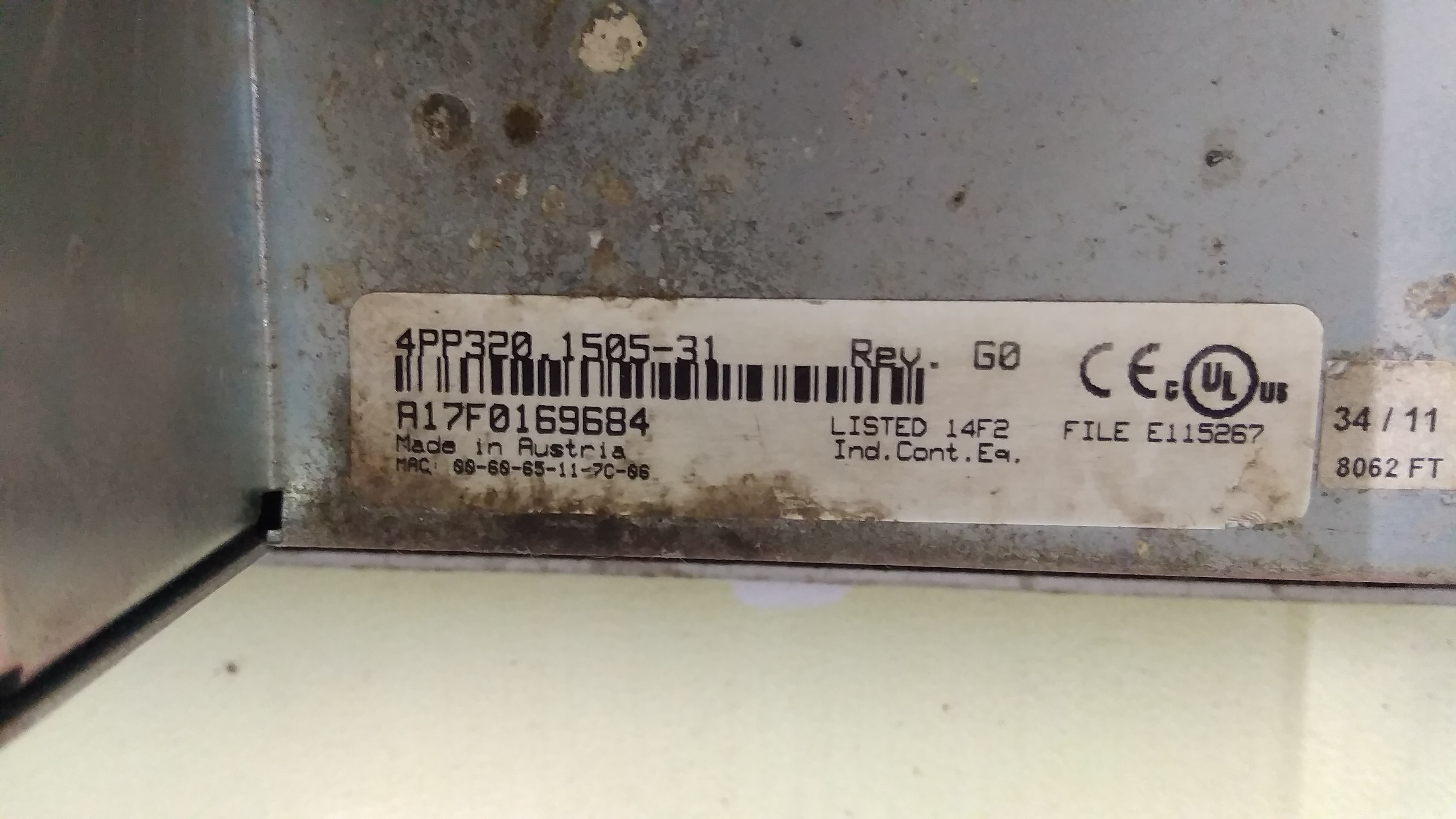 B & R Hmi 4pp320.1505-31 Hmi