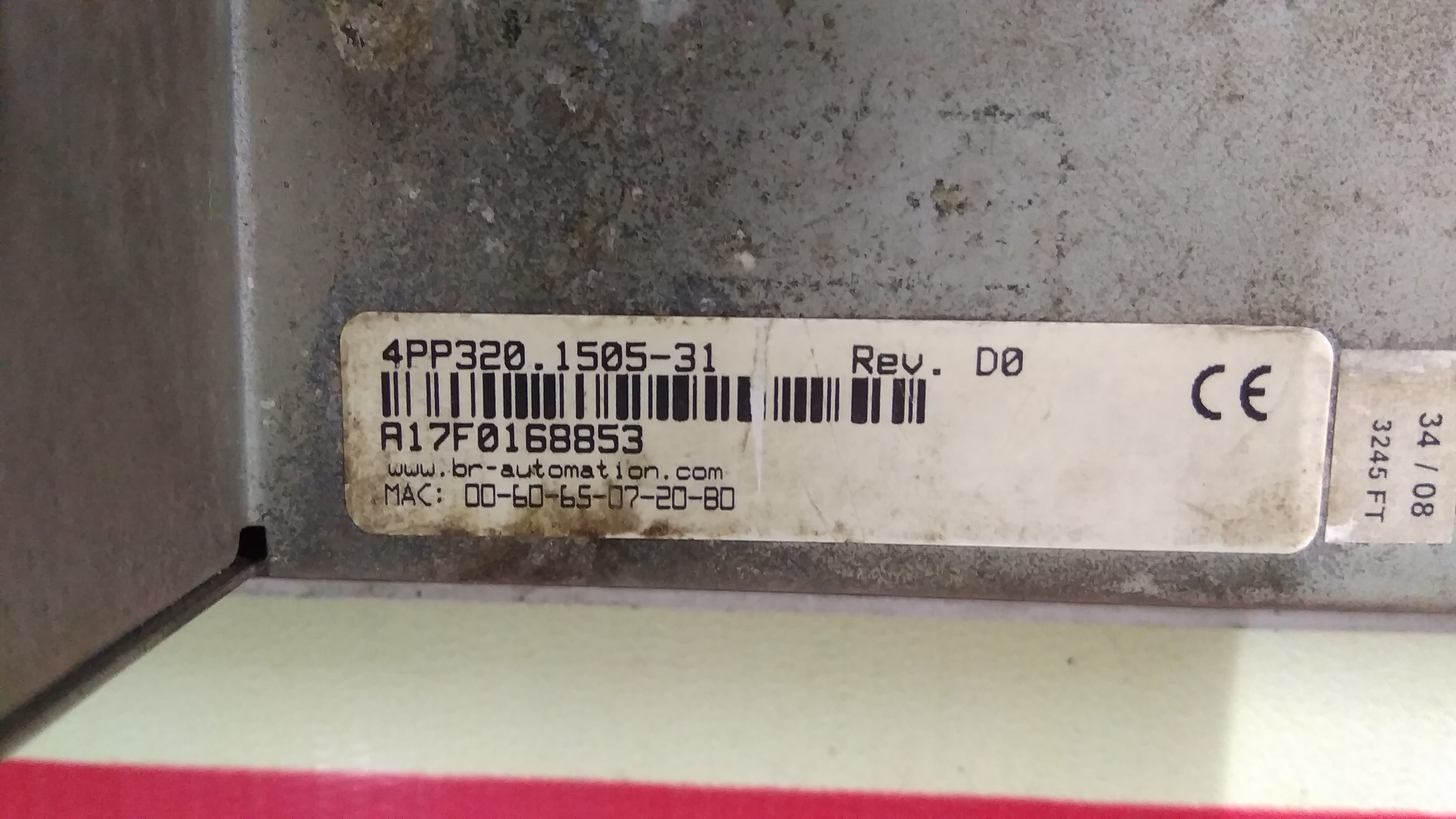 B And R Hmi 4pp320.1505-31