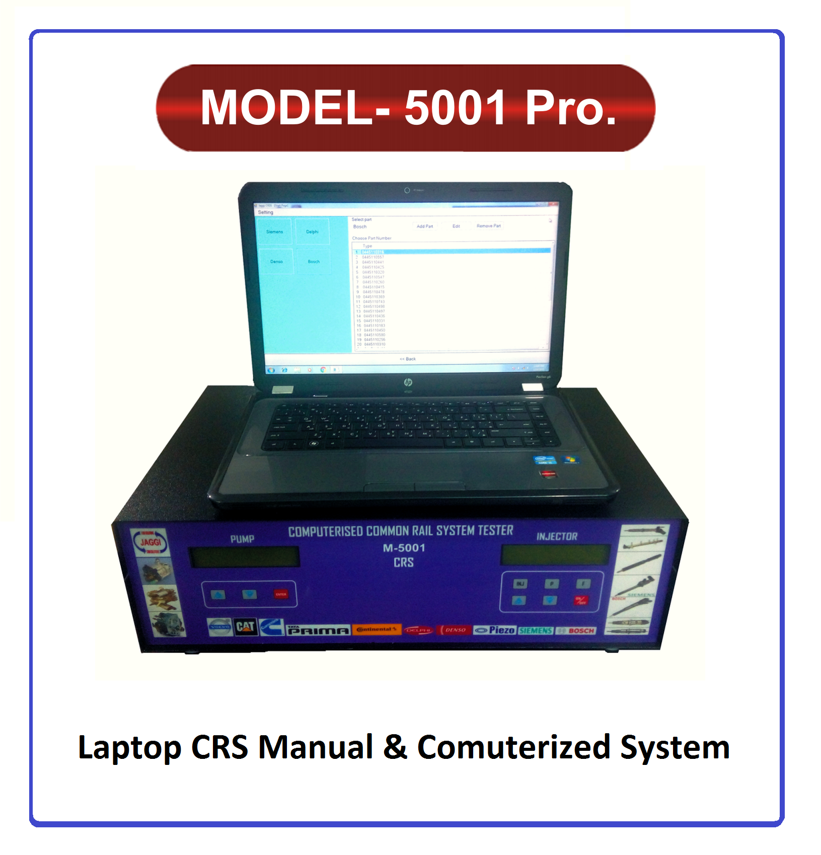 Automatic Common Rail Injector & Pump Tester Manual Machine Weight: Light Weight 7-10 Kilograms (Kg)