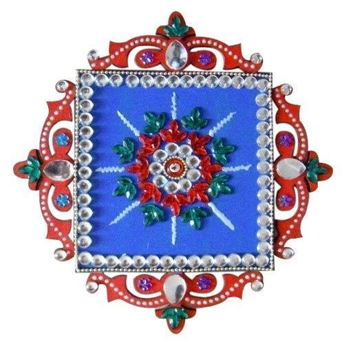 डिजाइनर ग्लिटर रंगोली