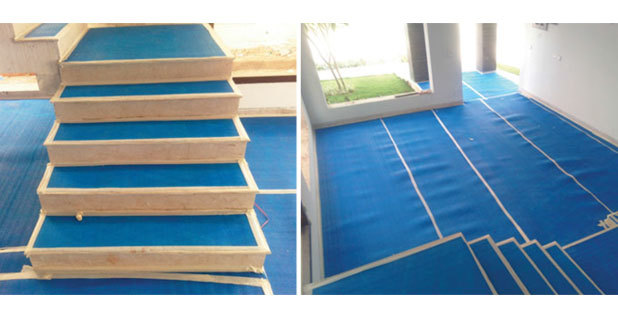 Blue Floor Protector