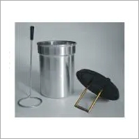 सिल्वर एंड ब्लैक इलेक्ट्रिक कैलोरीमीटर (कैलोरीमीटर, जूल)