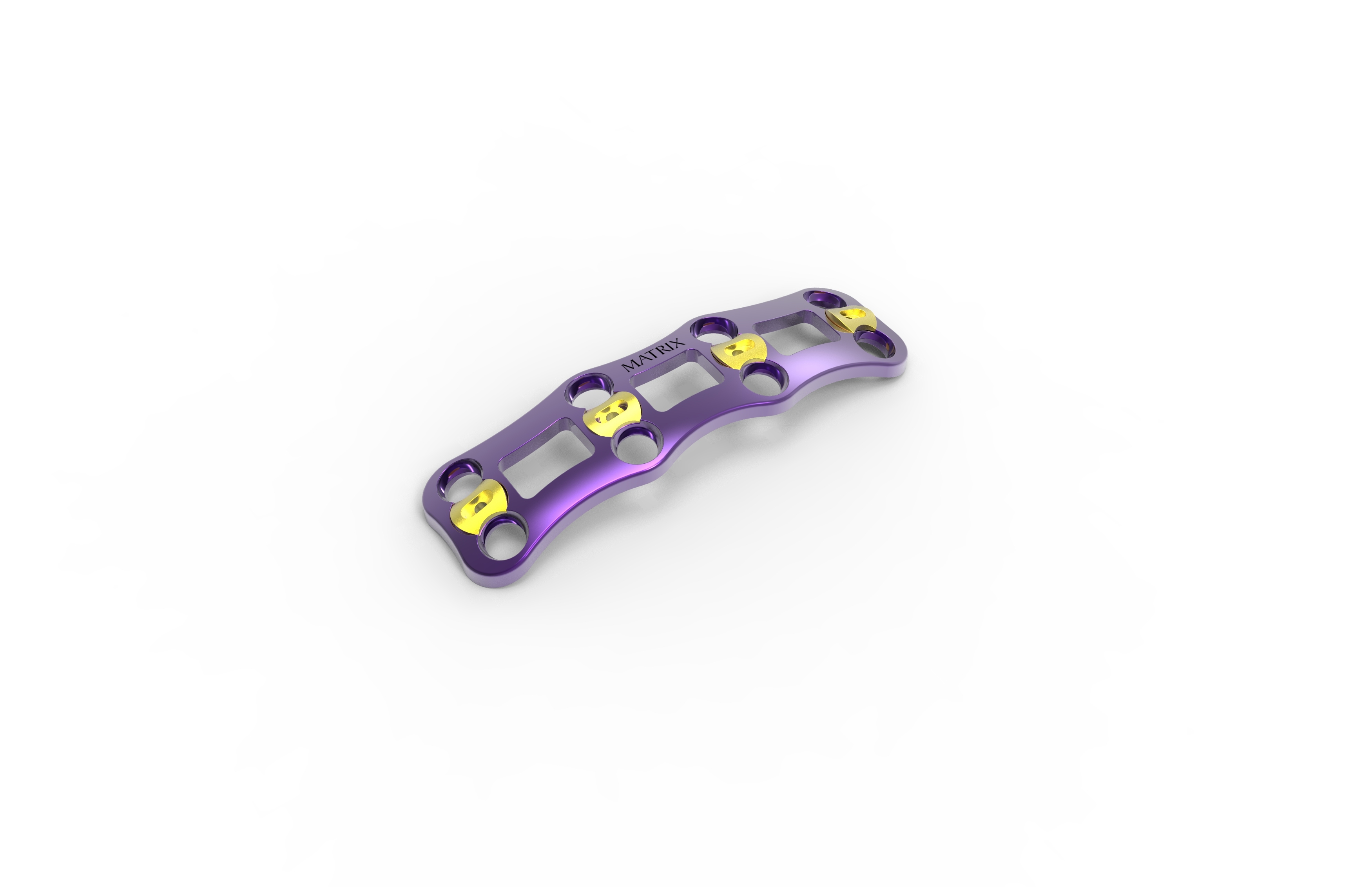 Cevical Plate - Titanium Material, 3.5 Millimeter Diameter, Purple Color | Spine Use, Sterilized, Indicated For Degenerative Disc Diseases