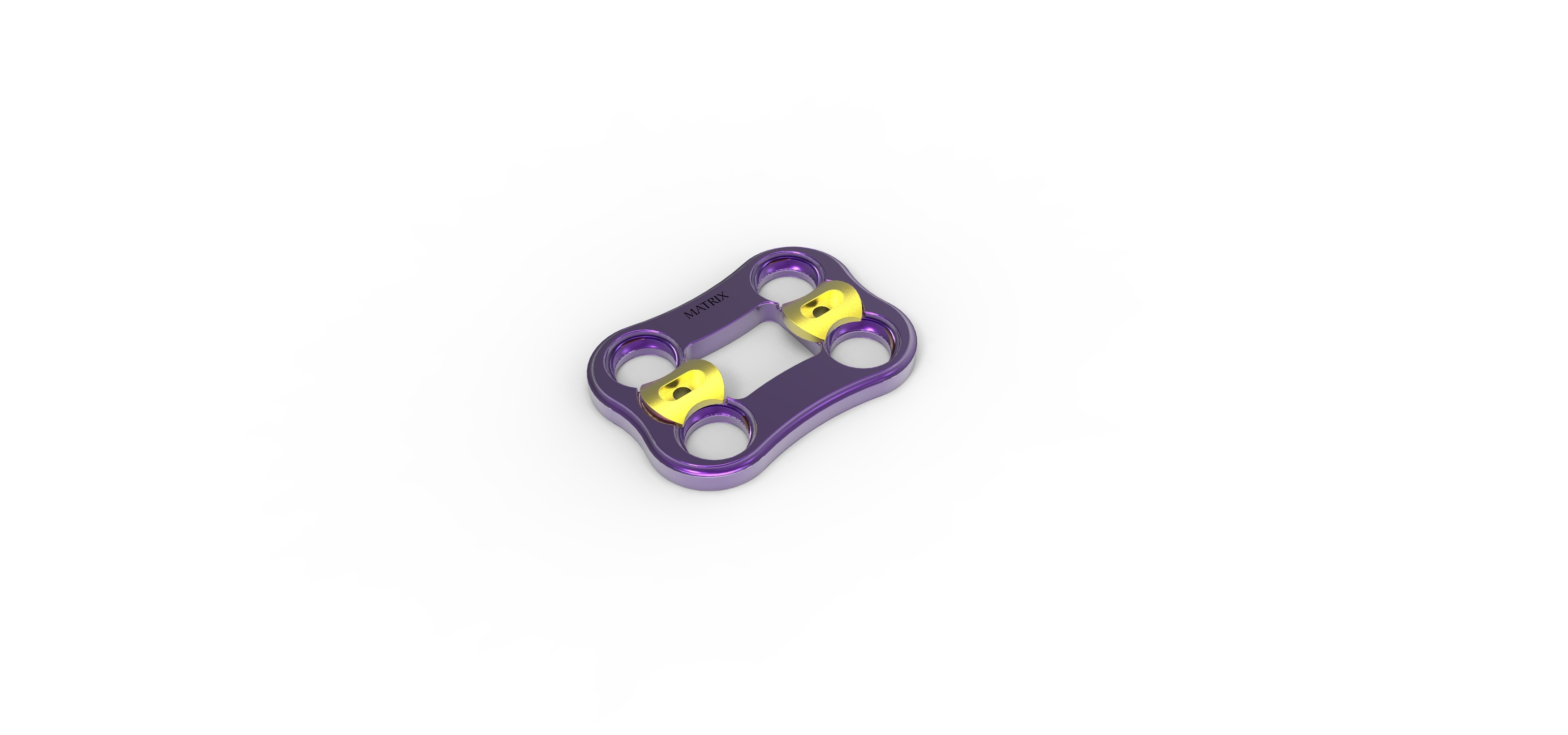 Cevical Plate - Titanium Material, 3.5 Millimeter Diameter, Purple Color | Spine Use, Sterilized, Indicated For Degenerative Disc Diseases