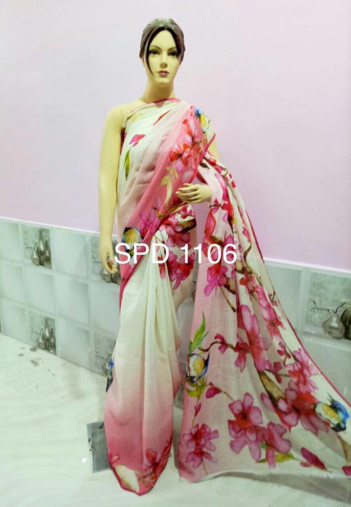 Digital Printed Sarees
