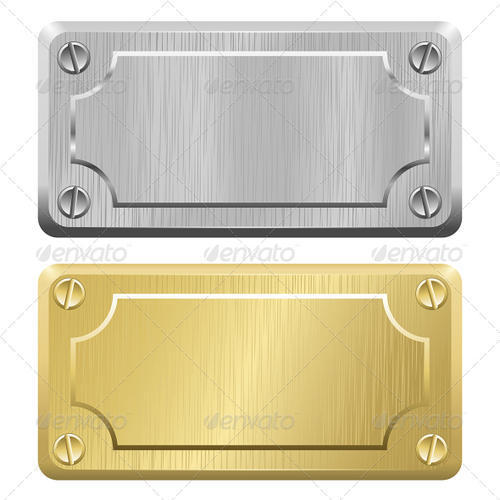 मेटल लेबल नेमप्लेट