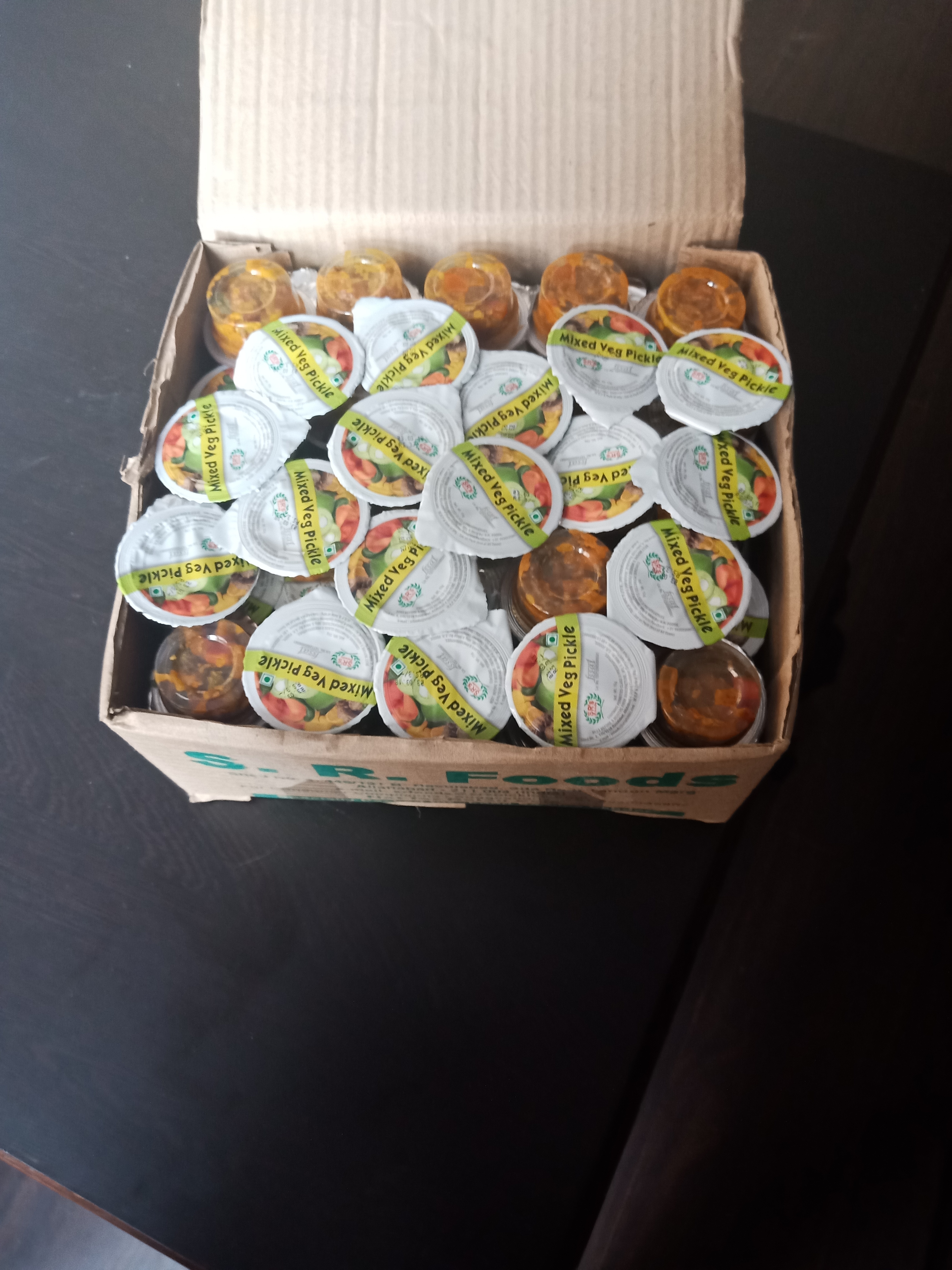 Pickle - Plastic, 2.5 Inches Round Shape | 0.5 Oz Mixed Flavor, Individual Packaging, Set Of 8