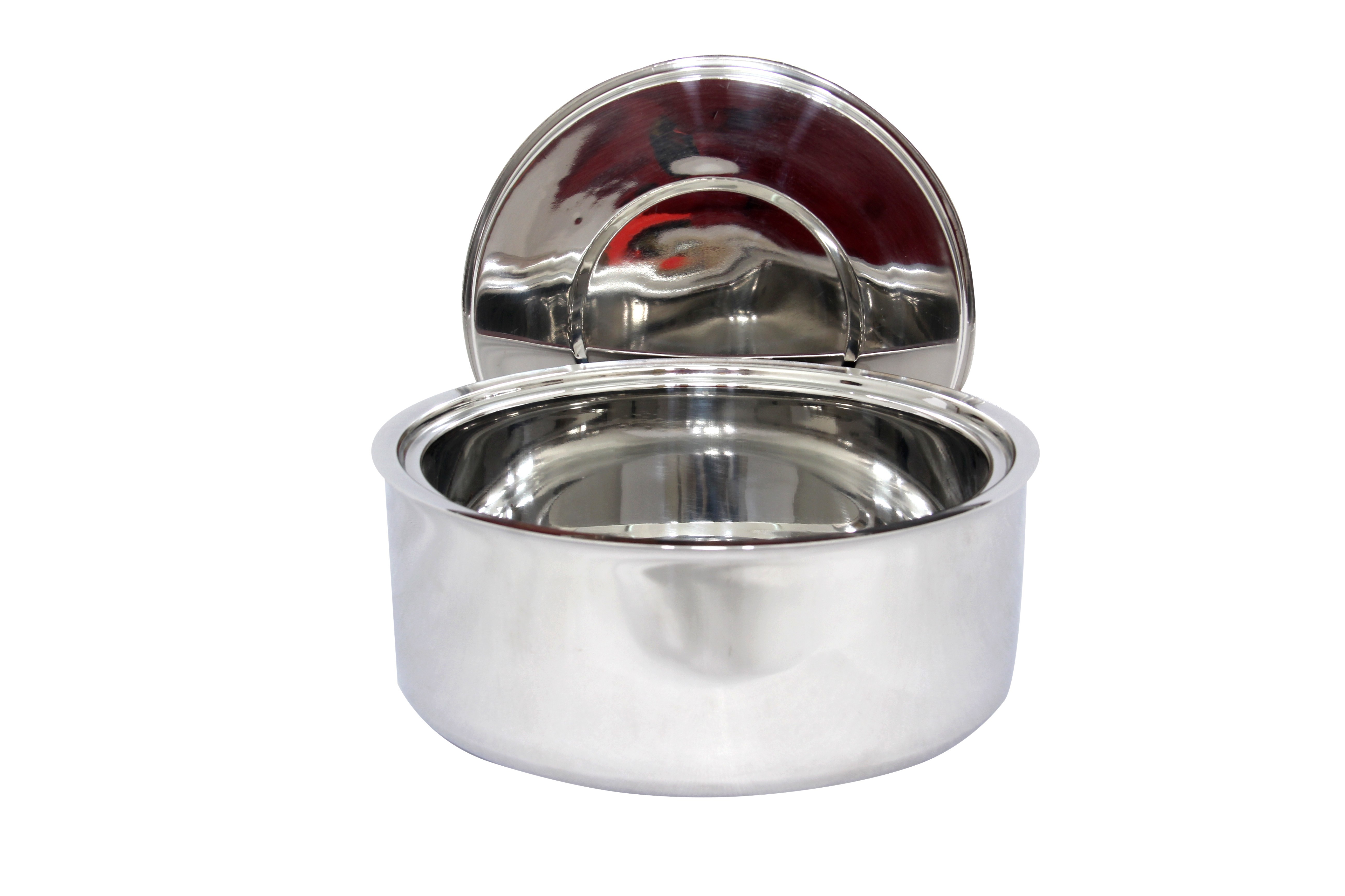 Silver Stainless Steel Casserole