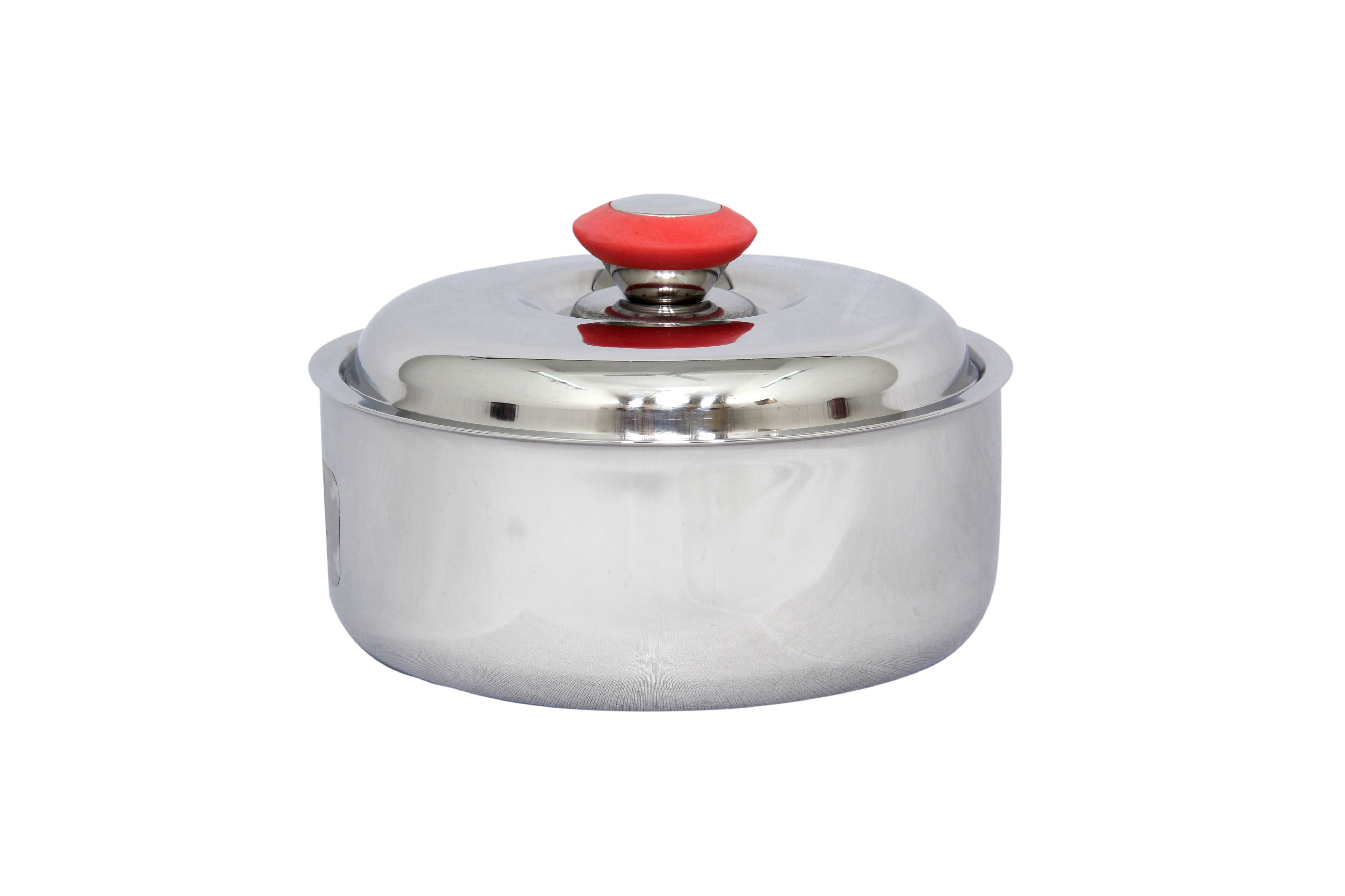 Silver Stainless Steel Casserole