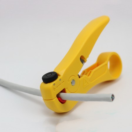 Cable Stripper Terminates Compact Tool
