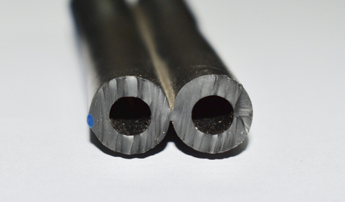 Rubber Twin Tube - Nitrile, Silicone, Viton, EPDM, SBR, 10-100 mm, Black | Hardness 50 to 100 A, Smooth Finish, Industrial Usage