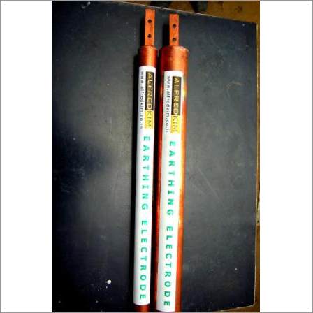 White And Brown Copper Pipe Earthing Electrodes