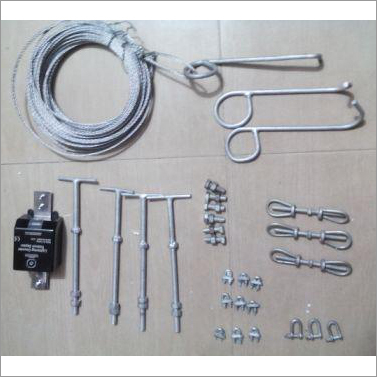 Lightning Protectors - 1m to 5m Stainless Steel & Copper | 42m to 107m Coverage, 2.4kg Weight, 20Hz Frequency