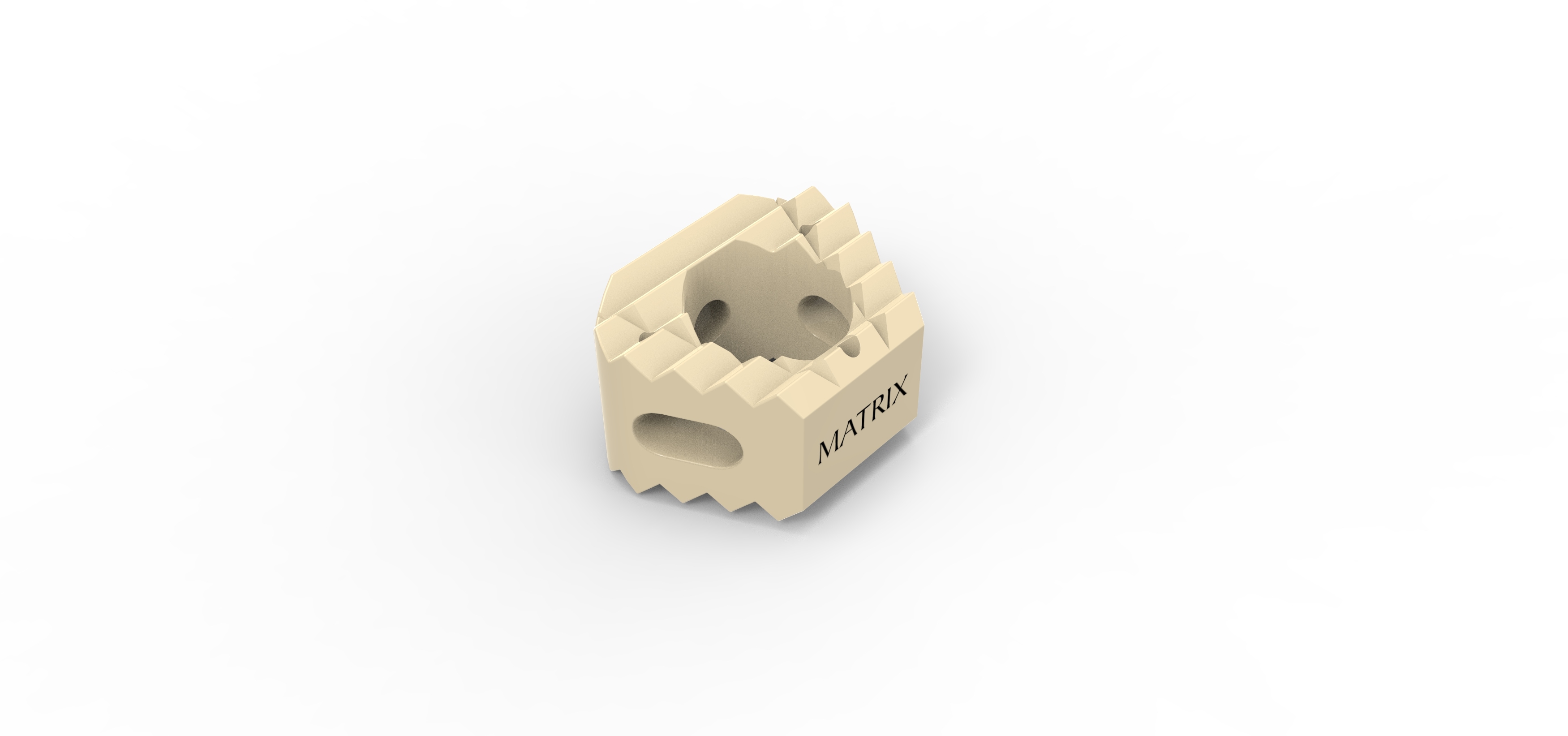 Yellow Anterior Cervical Fusion Cage