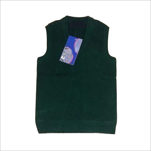 बच्चों के लिए बिना आस्तीन का स्कूल स्वेटर