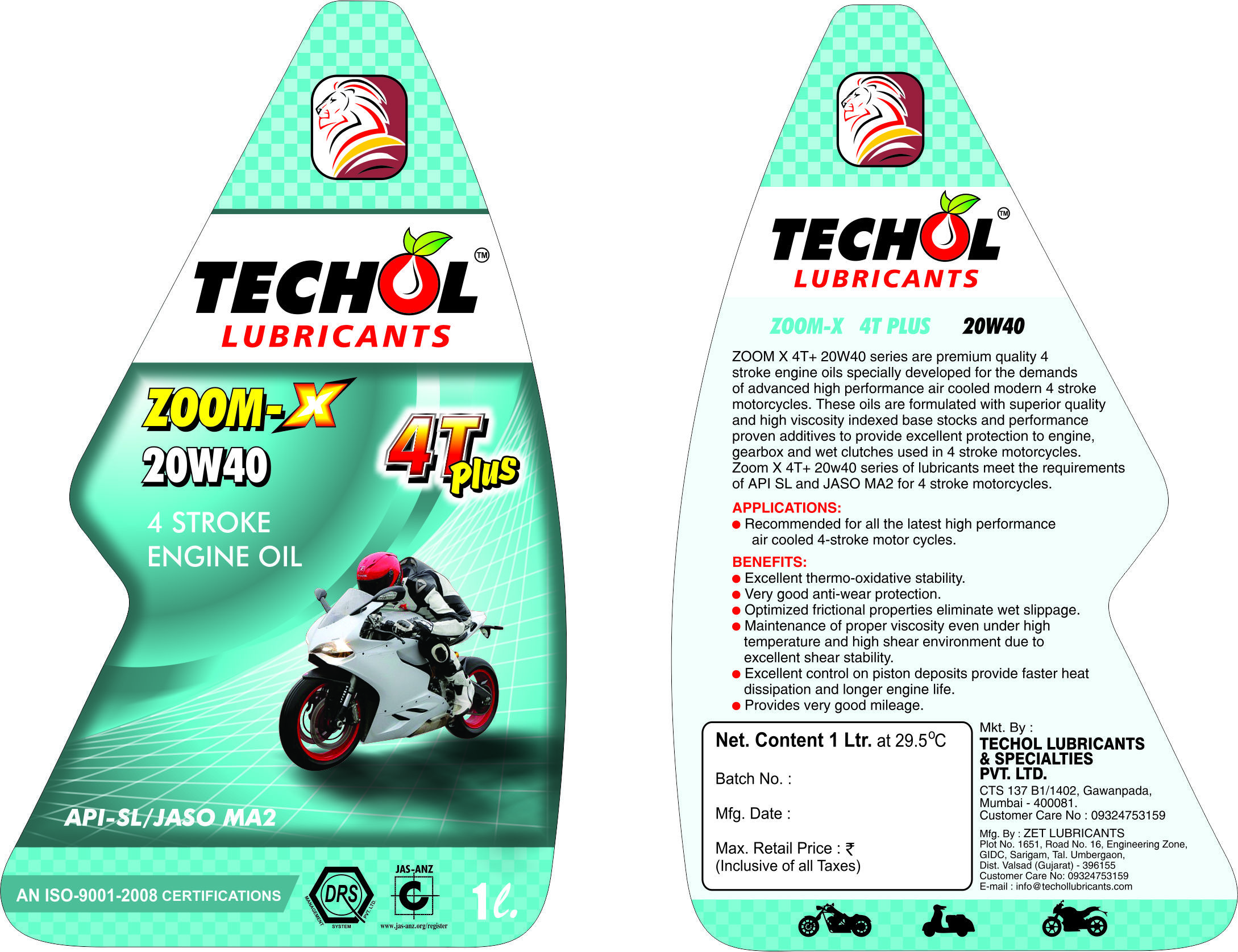 Multi Color Offset Printed Labels