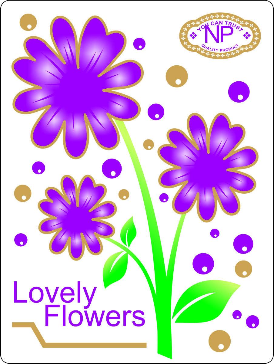 Pvc House Hold Label