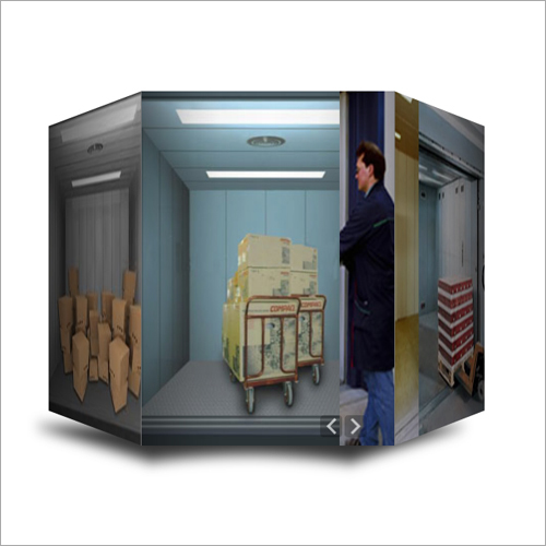 Automatic Goods Lift - Metal Construction | AC Drive Type, Overload Holding Stop Safety Device, Fully Automatic Operation