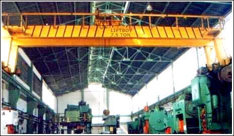 Double Girder Gantry Crane - 1 to 50 Ton Capacity, 1 to 100 Feet Height | Electric Operation, Yellow Color, Cabin & Remote Controlled, 12 mpm Speed, Emergency Stop