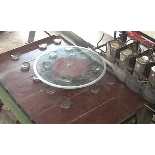 Round Glass Table Top Grinding Machine Edge Cutting