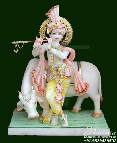 Marble Krishna Moorti