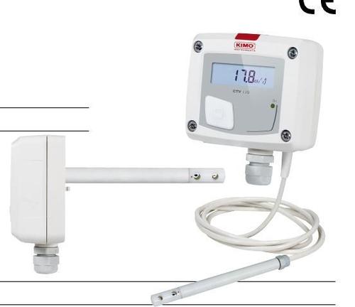 Temperature & Air Velocity Transmitter - High Accuracy, Durable Design | Ideal for HVAC Systems, Real-time Monitoring, Easy Installation