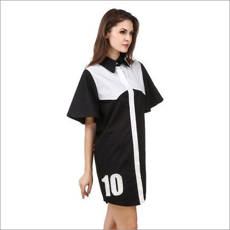 Ladies One Piece Shirt Style Dress
