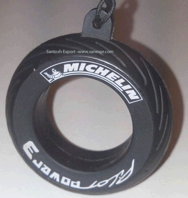 Silicone Key Chain - 60x60 Mm, 2-6 Mm Thickness | Pantone Color, Professional Style, Perfect For Gifts