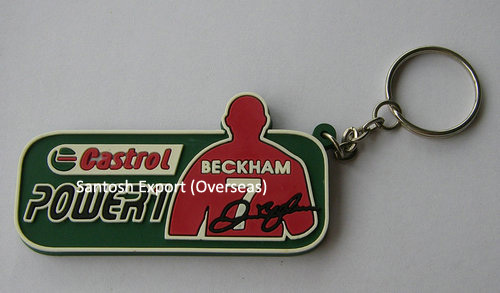 Silicone Key Chain - 60x60 Mm, 2-6 Mm Thickness | Pantone Color, Professional Style, Perfect For Gifts