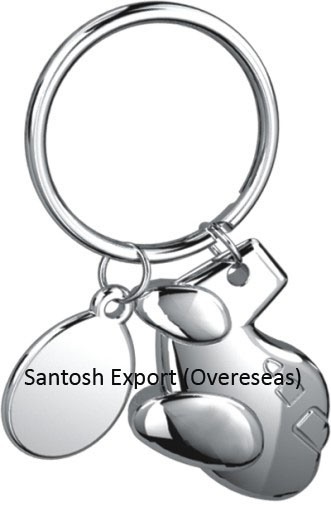 Airplane Keychain - Metal, 6 Mm Thickness, Silver Color | Oem & Odm Services, High Quality 3d Detailing, Laser Printed Airline Logo