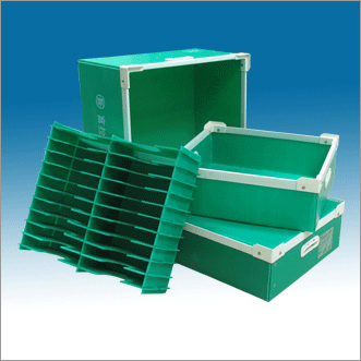 Green Pp Crate With Partition