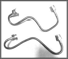 एसएस इंजेक्टर पाइप ऐस (2 पीस का सेट)