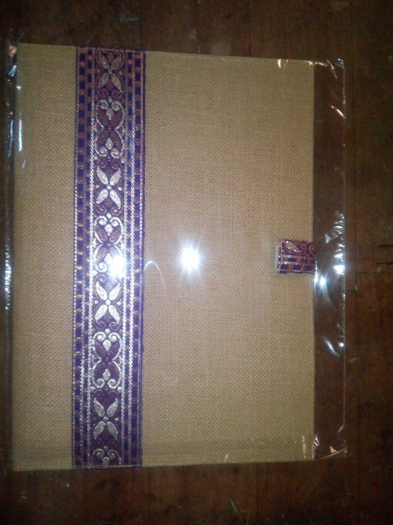 Designer Jute File Design Type: Velcro Lock