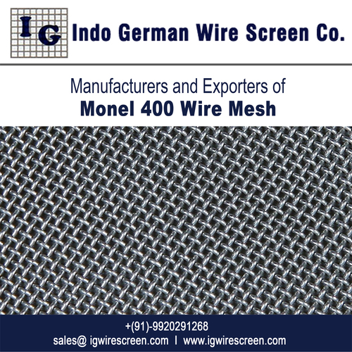 Sliver Monel 400 Wire Mesh