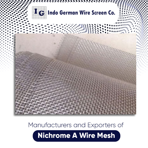 Nichrome Wire Mesh - Cr20ni80, Cr15ni60 & Cr20ni35, 0.0014" To 0.063" Diameter | Corrosion Resistant, Non-magnetic, High-temperature Protection