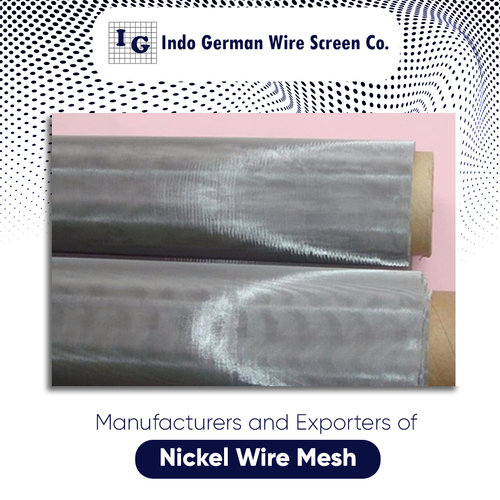 Nickel Wire Mesh - 0.05mm-16mm Wire Diameter, Up to 250 Mesh/ Inch | High Stability, Corrosion Resistant, Suitable for Filtration Applications